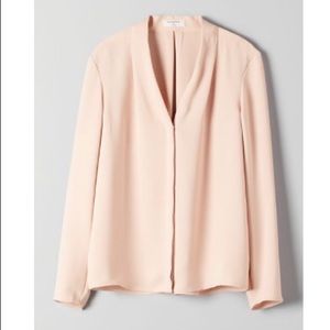 Babaton Pale Pink Blouse